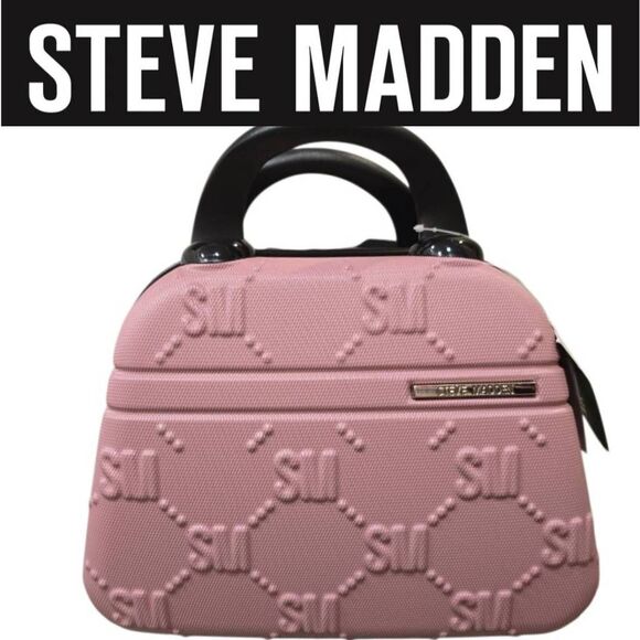 Steve Madden Handbags - Steve Madden SM Logo Hard Shell Cosmetic Case
